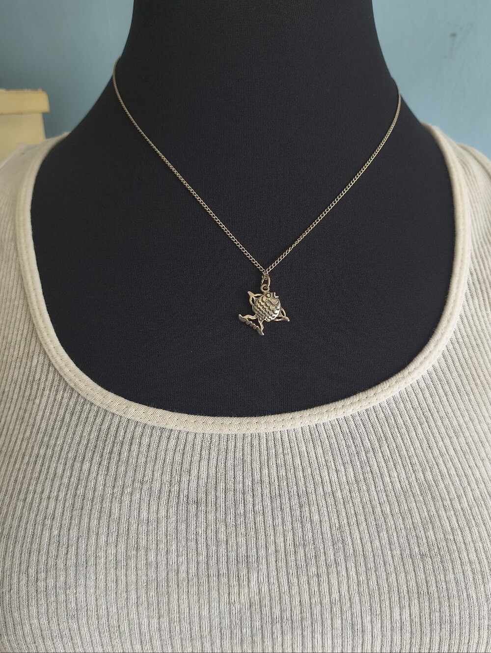 🐟 Vtg. Sterling Silver Fish Pendant